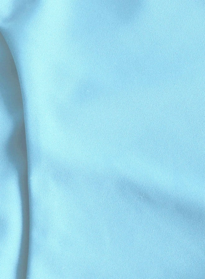 زافول طقم بيكيني نسائي من قطعتين من زافول، برباط خلفي مبطن وقصة عالية (1- أزرق فاتح، متوسط) - Image 5